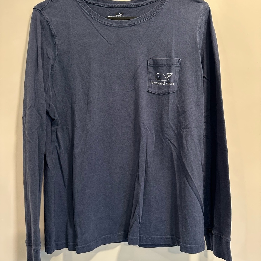 Vineyard Vines Long Sleeve Shirts (2) One Blue and One White